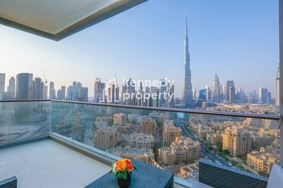 Burj Khalifa View | Well Maintained | Spacious