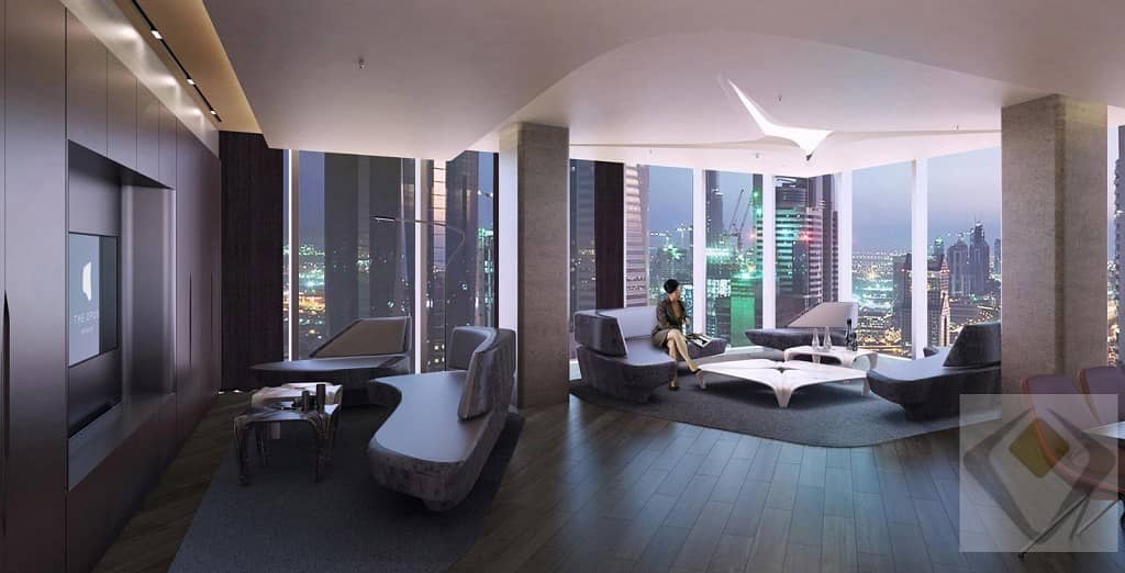Freehold Office . Burj Khalifa / Opus Void View .