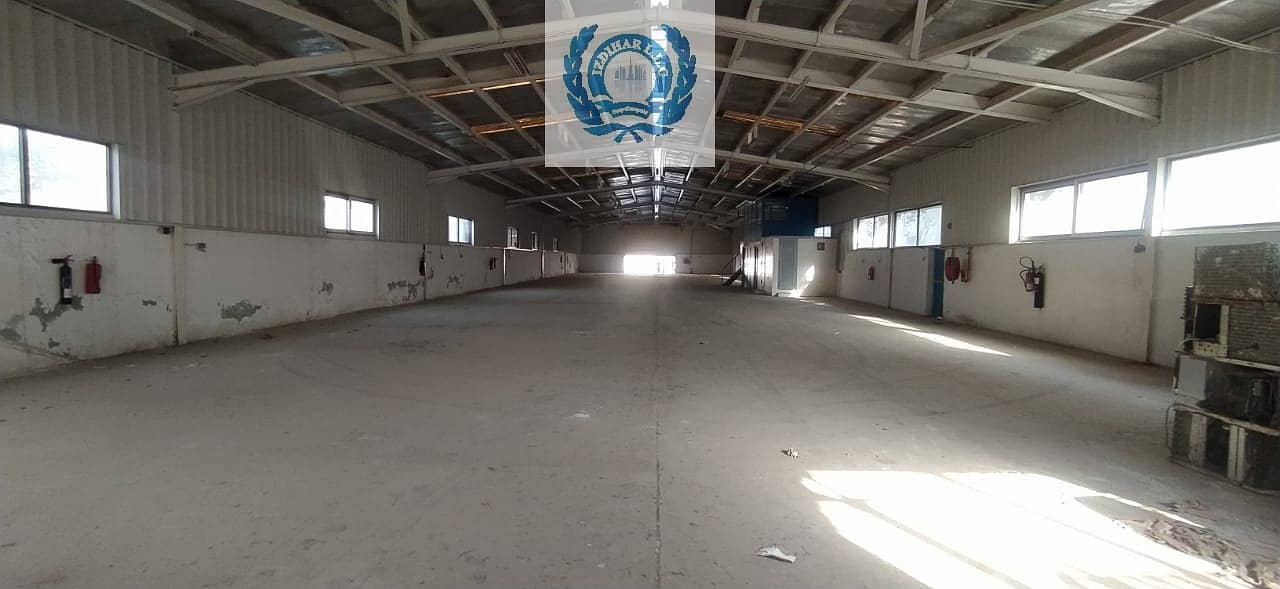 Ready Power 35.7 KW ,Civil Defense Approved, Huge And Clean Warehouse In Industrial Area Two  With Washroom.