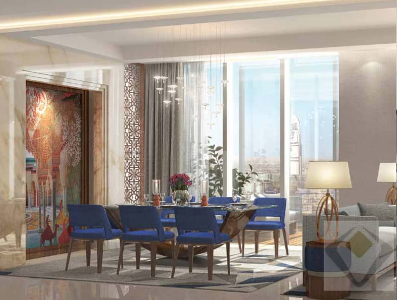 4 Bedroom Apartment | Burj Khalifa & Boulevard street view