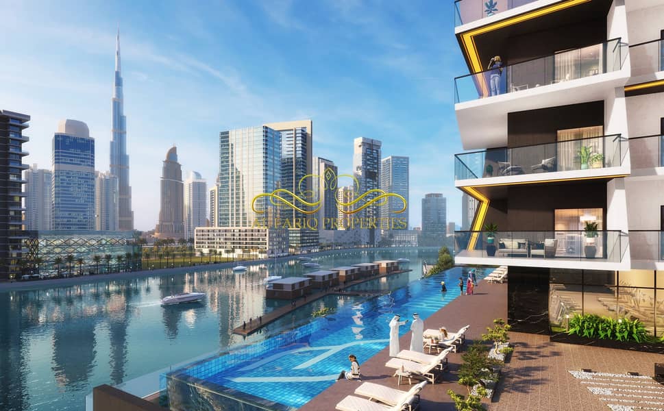 位于商业湾，宾格蒂运河大楼 1 卧室的公寓 1220000 AED - 6070710