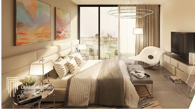 Golf vita apartments in damac hills with a unique view on the golf course in the best compound in dubai right now with t
