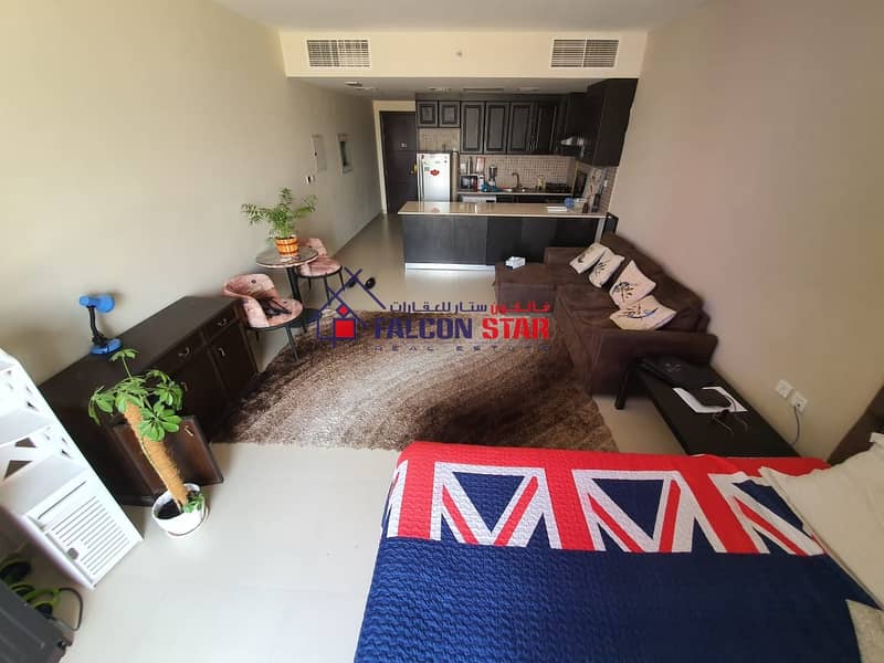 DEWA CONNECTED | PAY 2850/M | FURNISHED STUDIO with BALCONY