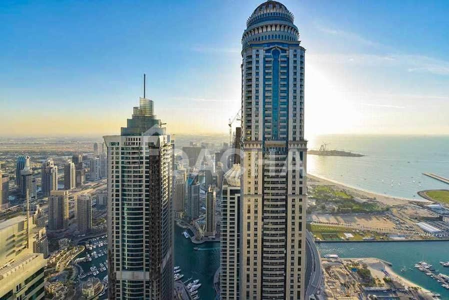 位于迪拜码头，精英公寓 4 卧室的顶楼公寓 500000 AED - 6071820