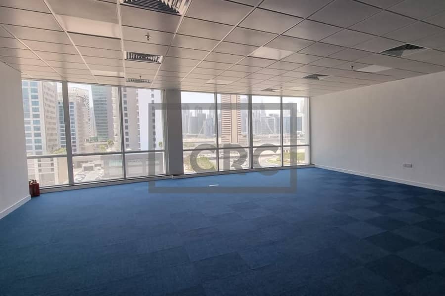 Fitted Office | 4 Parking Spaces |Business Bay
