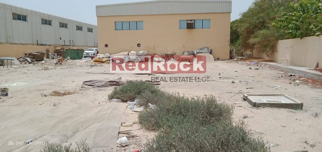 Gated 12000 Sqft Land for Storage in Al Quoz