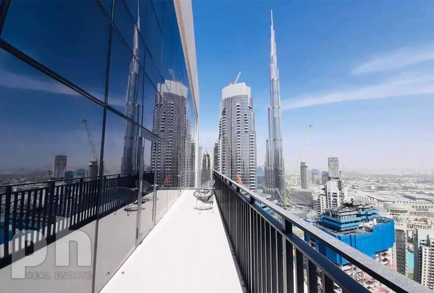 位于迪拜市中心，林荫道新月大厦 4 卧室的顶楼公寓 1700000 AED - 5231064