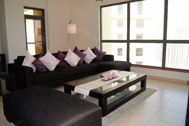 JBR Amwaj 4- Great view- Sea view and Marina - 2 BR Furnished for Rent
