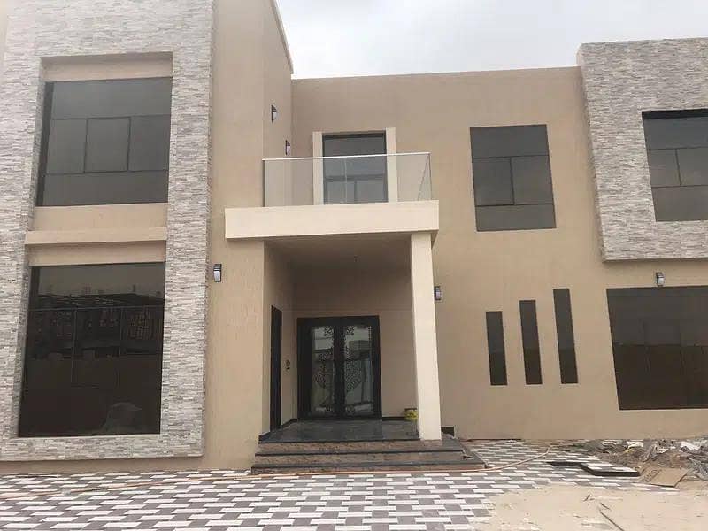 For sale a new two-storey villa in Sharjah located in the Al Hoshi area