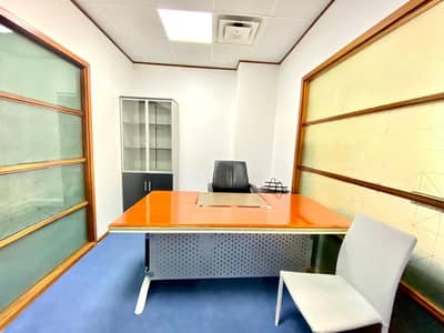 Office for Rent in Al Khalidiyah, Abu Dhabi - City view || Fitted and furnished