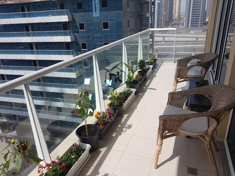 nice view vacate on transfer 1 bedroom with balcony and parking