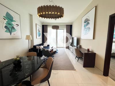 1 Bedroom Apartment for Rent in Dubai Media City, Dubai - Overlooking the Palm | Furnished | All Bills Inc