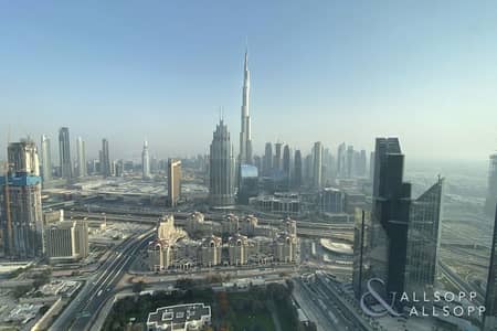 1 Bedroom Flat for Rent in DIFC, Dubai - Furnished | Burj Khalifa View | High Floor