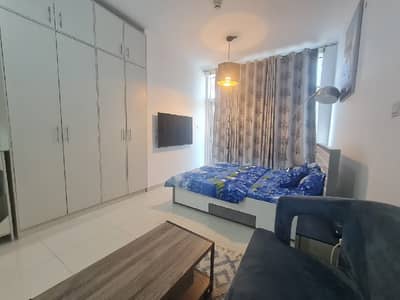 Studio for Rent in Jumeirah Village Triangle (JVT), Dubai - Skyline View| Vacant Now| furnished
