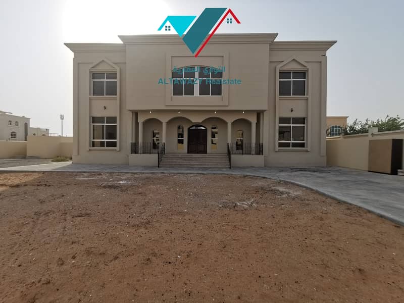 Villa for rent in Al Shamkha city behind Baniyas Club, great location
