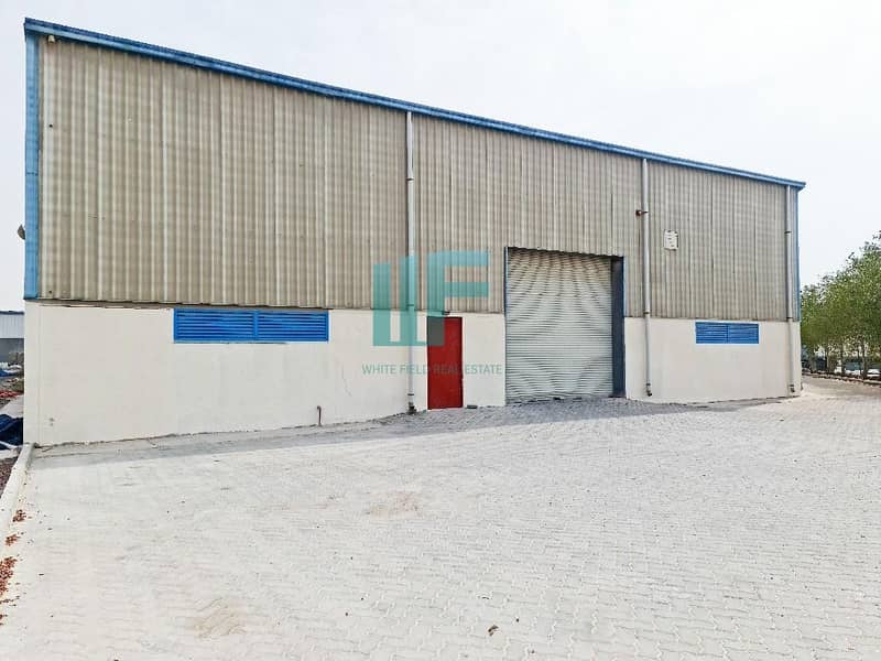 Warehouse + Open Yard For Rent | Jebel Ali South