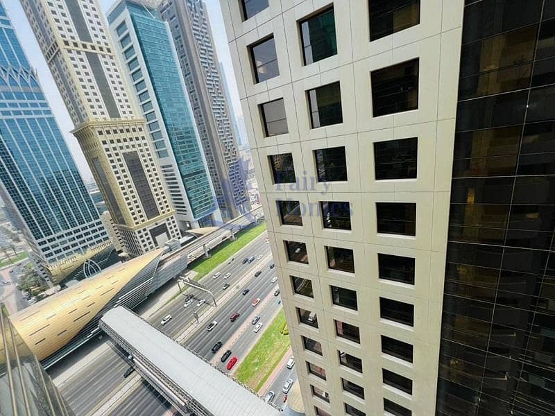 Sheikh Zayed Road View | Newly Upgraded | Family Building | Chiller Free