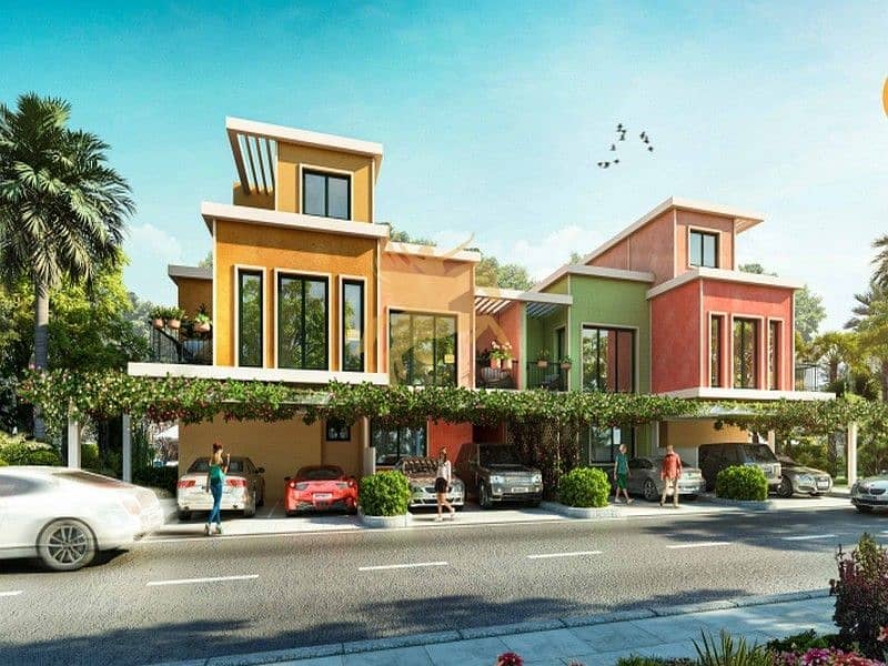 Italy-inspired Townhouse at DAMAC Lagoons I Island vibes