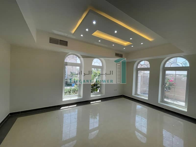 For rent a villa in Mohammed bin Zayed City, a super deluxe, consisting of 5 bedrooms