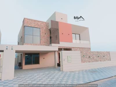 5 Bedroom Villa for Sale in Al Tallah 2, Ajman - Luxury modern design villa - (two floors + roof) - vital location - without any annual fees