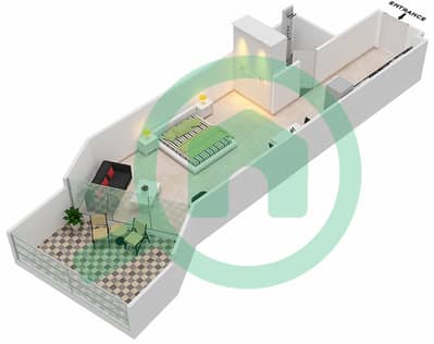Милленниум Бингатти Резиденсес - Апартамент Студия планировка Единица измерения 10  FLOOR 7