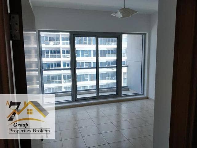 1bed room with balcony available for rent in Skycourts Call (Tariq)