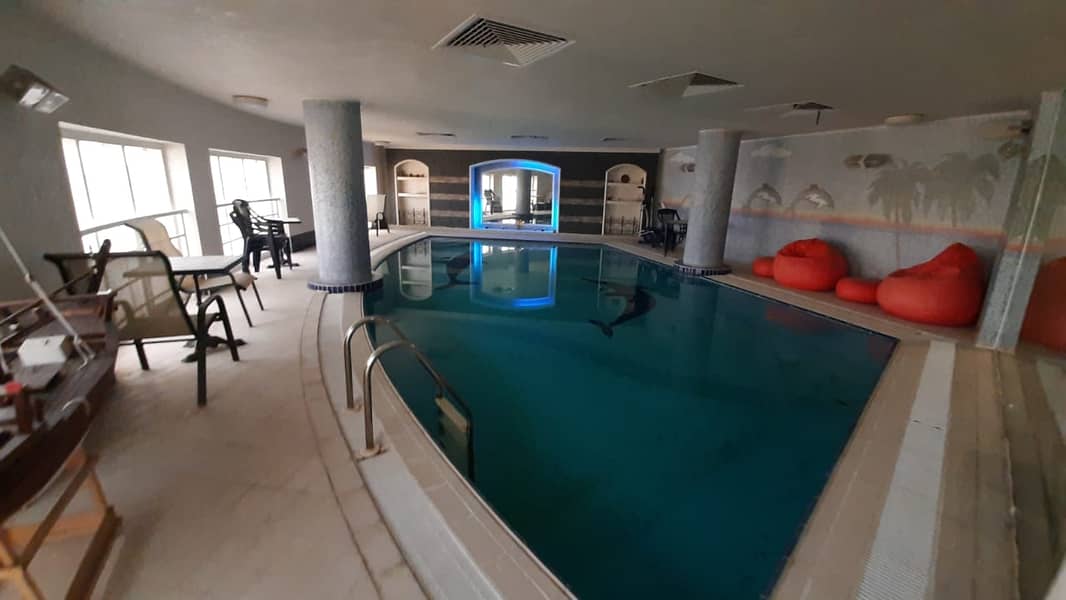 Semi Furnished  flat  w/ private swimming pool
