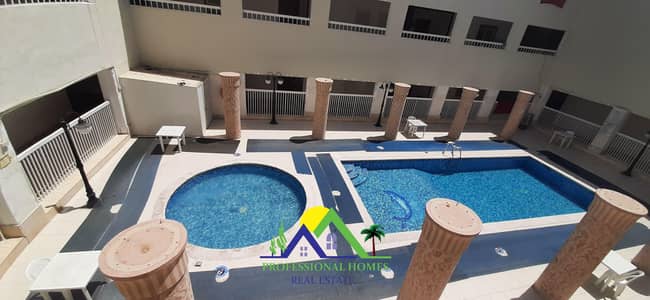 1 Bedroom Apartment for Rent in Al Khalidiya, Al Ain - Offer Rent clean 1BHK with Gym & Swimming pool @22k