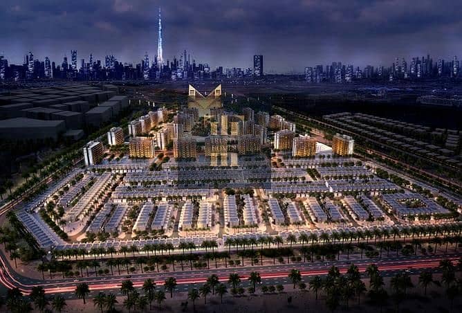 Invest and own in the most luxurious area in Dubai. . Sheikh Mohammed bin Rashid City, with a payment plan over 3 years