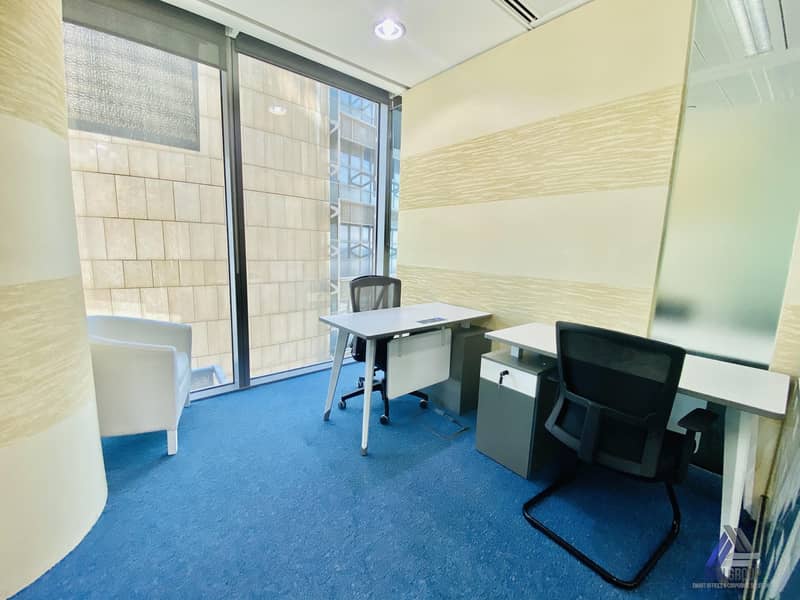 Smart Furnished Office - All Amenities includes- No Commission - Linked with Metro