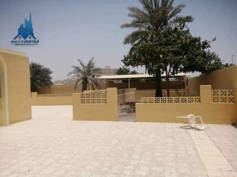 Annex for rent in Mushairef Area Ajman, in a very excellent location   with  Citizen electricity and water. .