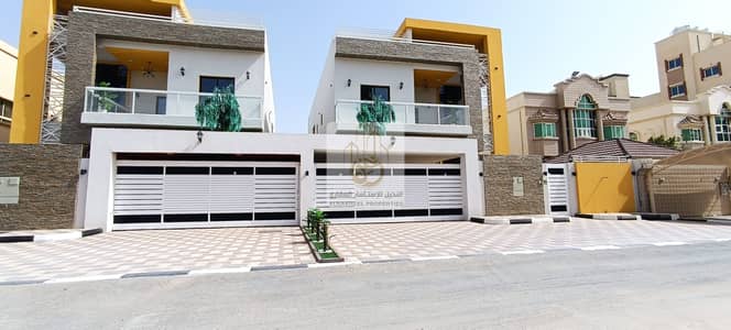 5 Bedroom Villa for Sale in Al Rawda, Ajman - Own an Arab design villa at the best prices, a very luxurious villa, freehold for all nationalities, directly from the owner