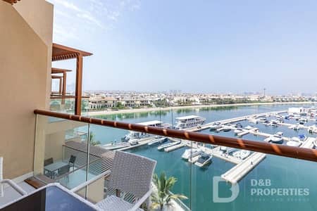 Studio for Rent in Palm Jumeirah, Dubai - Great Floor I Marina View I Beach Access