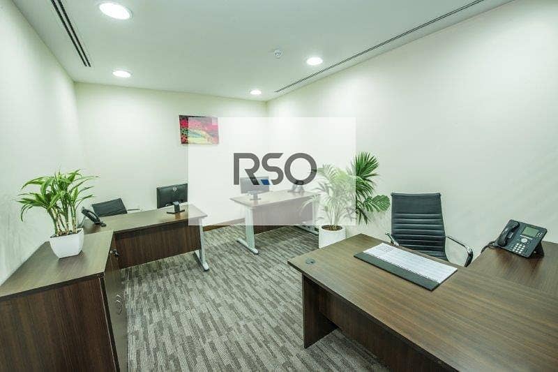 Offer of the month! Private fully furnished and serviced office in JLT for 4