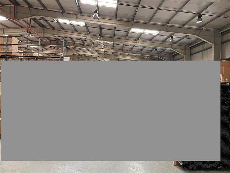 Al Quoz 39,000 Sq. Ft Warehouse with built-in offices. 500 kW electricity load connected.