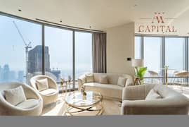 3 plus MAID| SEA VIEW FULLY FURNISHED HIGH FLOOR