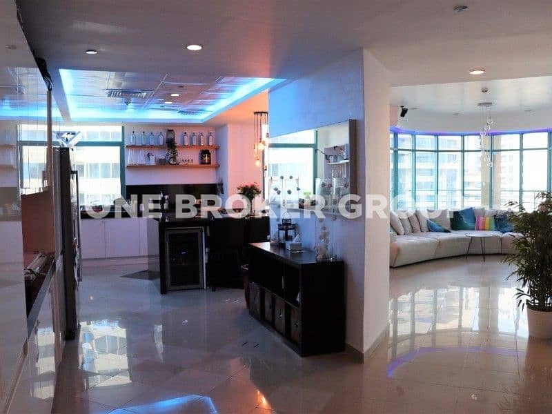 Sea view |Upgraded Furnished | 3 BR + maids VOT