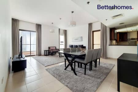 1 Bedroom Apartment for Rent in Jumeirah Beach Residence (JBR), Dubai - High Floor | Fully furnished | Marina View