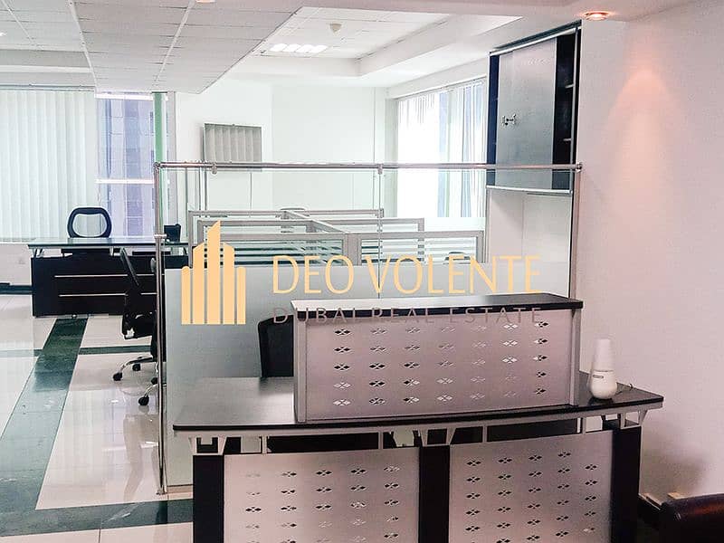 Fully Furnished Office with Interior Kitchen