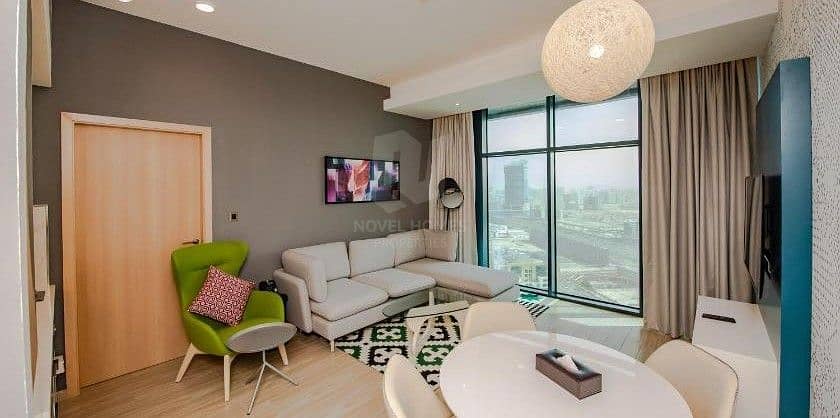 7750 AED  Fully Furnished  1 BHK  All including