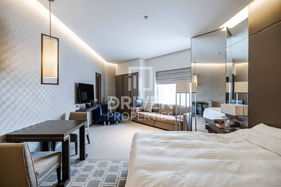 Luxury | Furnished Studio with Pool View