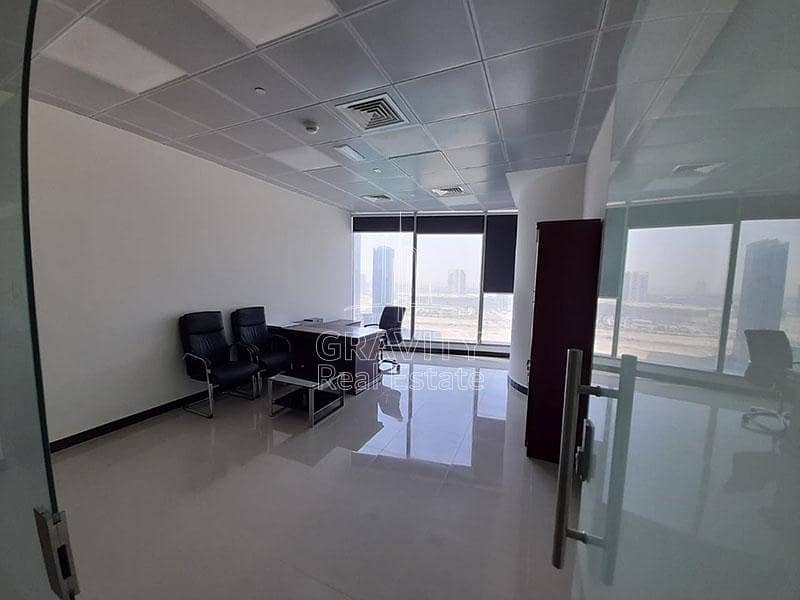 Furnished | w/Glass Partition | Canal & Marina Square  View |Office