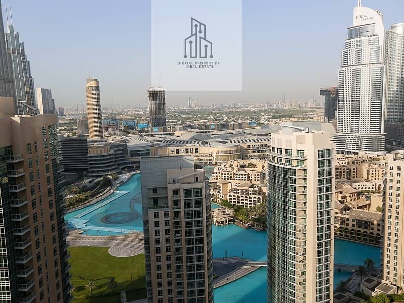 High Floor 1 BHK| Vacant| Bright| Gratifying  Burj Khalifa and Fountain View
