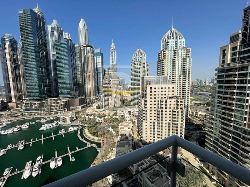 3BR+M w/ Full Marina View|Higher Floor| Al Habtoor | AZ