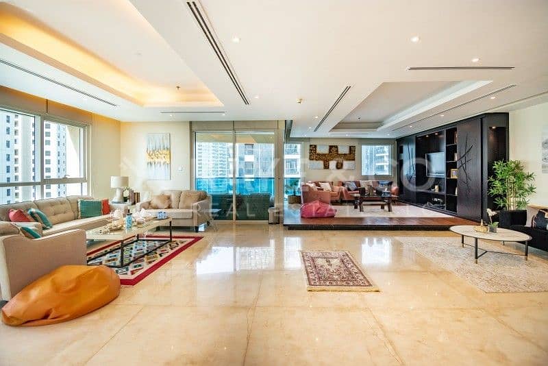 位于迪拜码头，德尔马住宅区 3 卧室的顶楼公寓 5999900 AED - 6117151