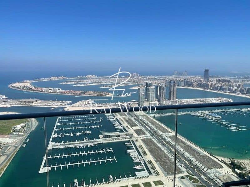 位于迪拜码头，达马克塔楼 3 卧室的顶楼公寓 8900000 AED - 6116615