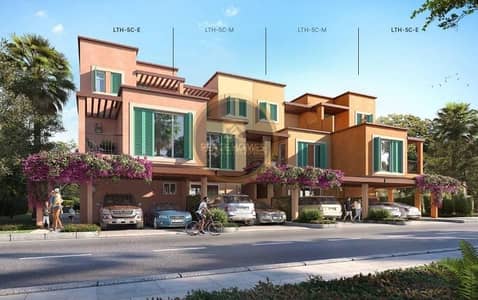4 Bedroom Townhouse for Sale in Damac Lagoons, Dubai - EXCLUSIVE SINGLE ROW UNIT AT THE BEAUTIFUL NICE, DAMAC LAGOONS