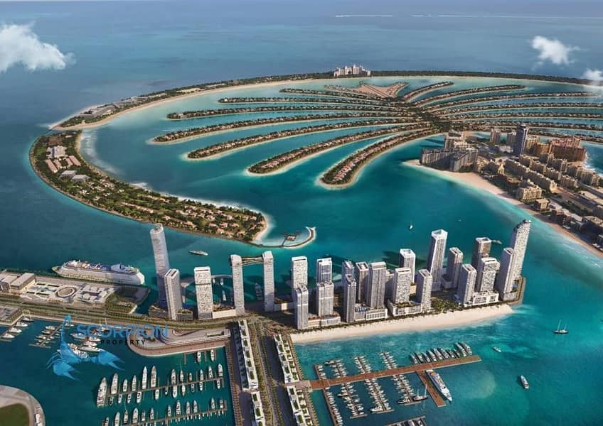 位于迪拜港，艾玛尔海滨社区，碧海蓝天塔楼 2 卧室的住宅楼层 36000000 AED - 6120347