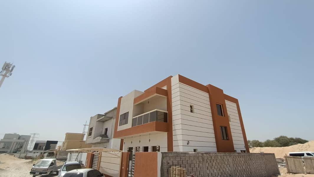 Villa for sale in Ajman, Al Helio area, without down payment, freehold