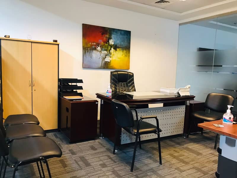 BEST OFFER! FURNISHED OFFICE SPACE| No other hidden charges
